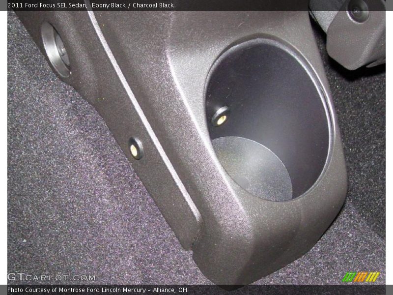 Ebony Black / Charcoal Black 2011 Ford Focus SEL Sedan