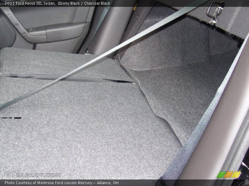 Ebony Black / Charcoal Black 2011 Ford Focus SEL Sedan