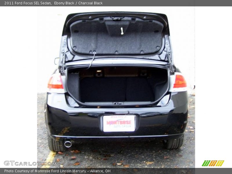 Ebony Black / Charcoal Black 2011 Ford Focus SEL Sedan