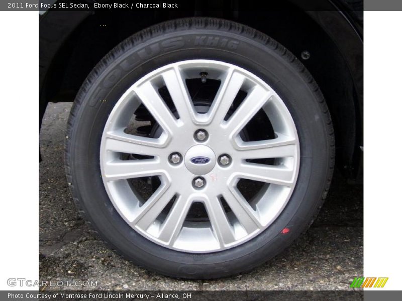 Ebony Black / Charcoal Black 2011 Ford Focus SEL Sedan