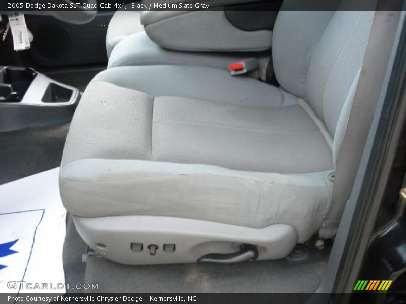 Black / Medium Slate Gray 2005 Dodge Dakota SLT Quad Cab 4x4