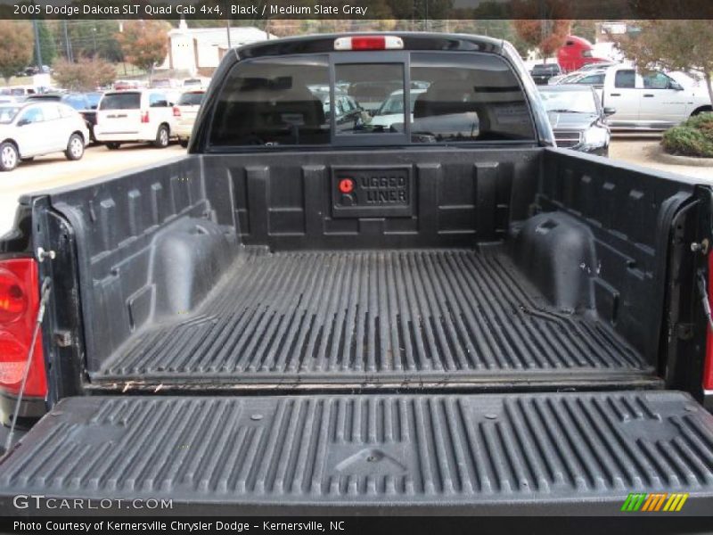 Black / Medium Slate Gray 2005 Dodge Dakota SLT Quad Cab 4x4