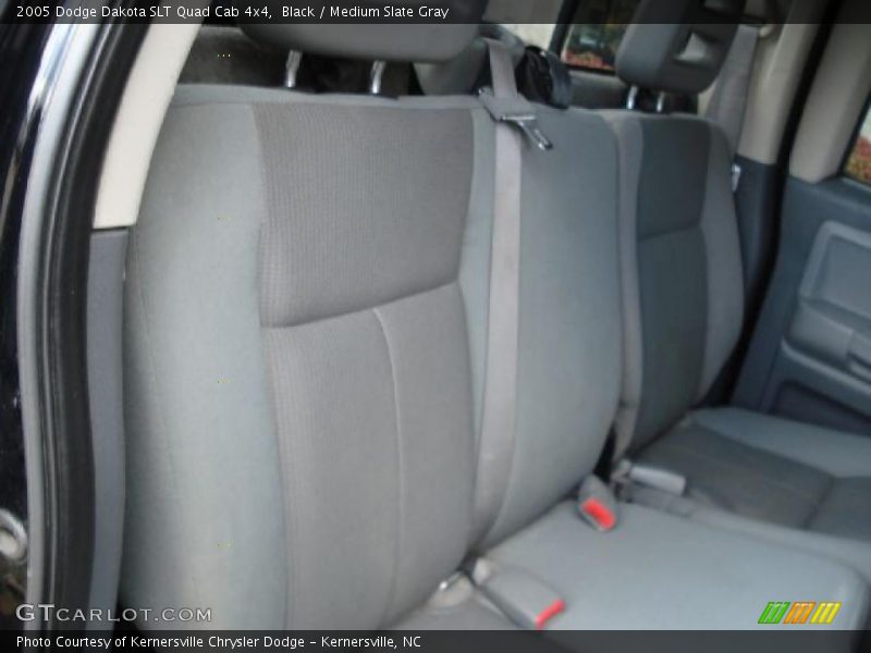 Black / Medium Slate Gray 2005 Dodge Dakota SLT Quad Cab 4x4