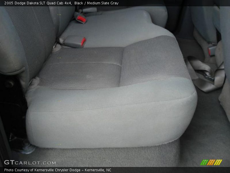 Black / Medium Slate Gray 2005 Dodge Dakota SLT Quad Cab 4x4