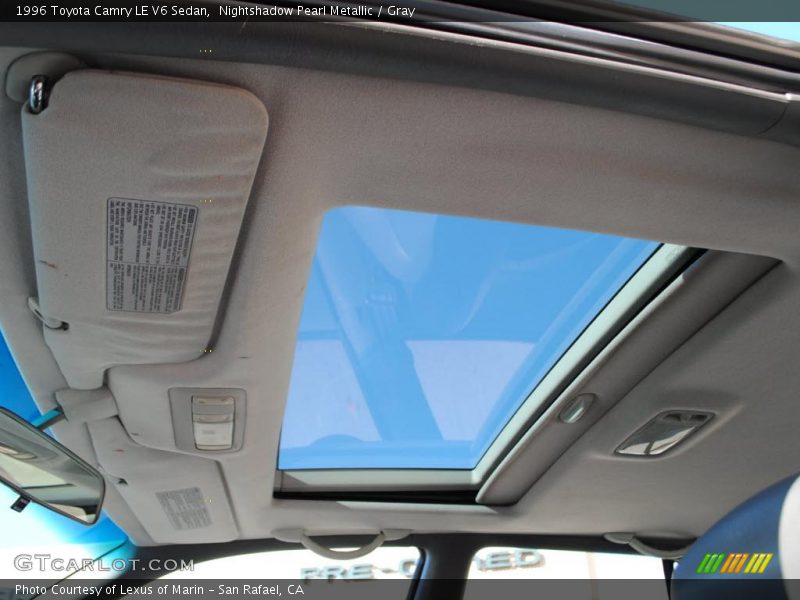 Sunroof of 1996 Camry LE V6 Sedan