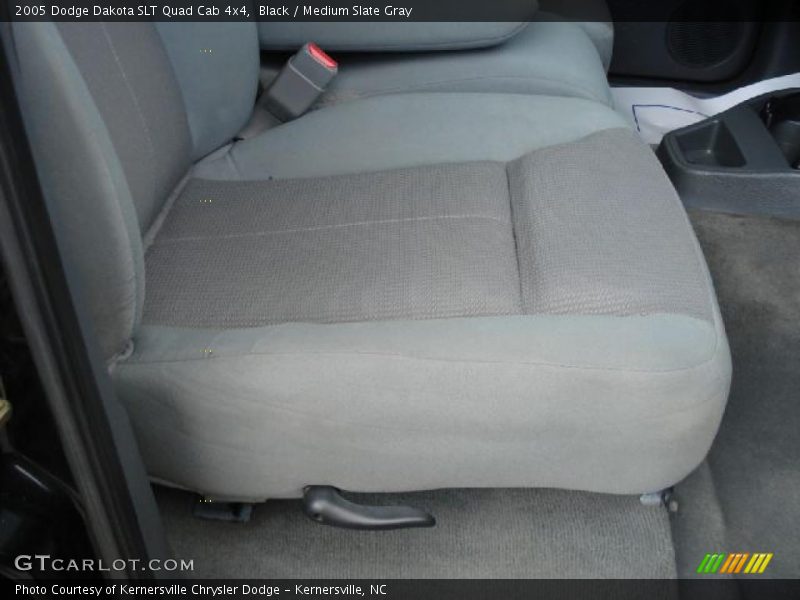 Black / Medium Slate Gray 2005 Dodge Dakota SLT Quad Cab 4x4