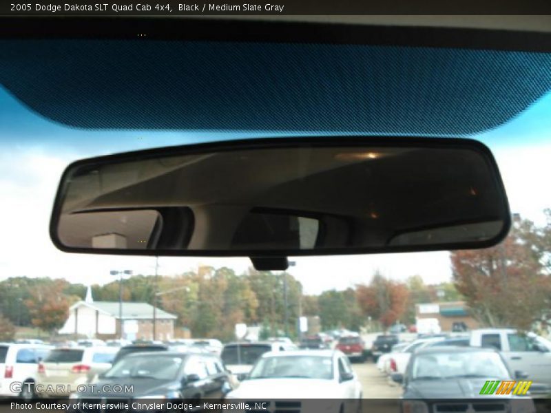 Black / Medium Slate Gray 2005 Dodge Dakota SLT Quad Cab 4x4