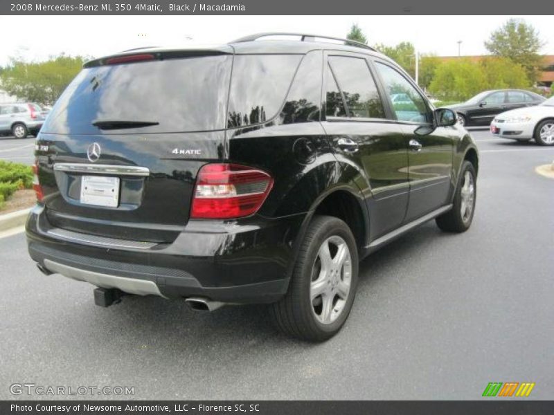 Black / Macadamia 2008 Mercedes-Benz ML 350 4Matic