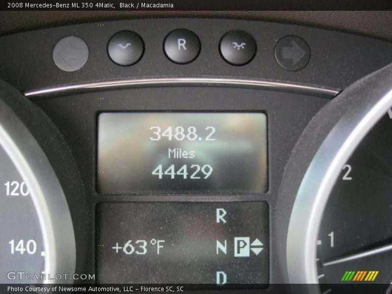 Black / Macadamia 2008 Mercedes-Benz ML 350 4Matic