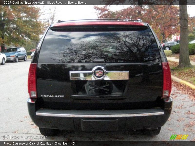 Black Raven / Ebony/Ebony 2007 Cadillac Escalade AWD