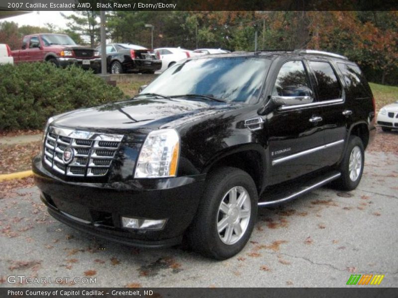 Black Raven / Ebony/Ebony 2007 Cadillac Escalade AWD