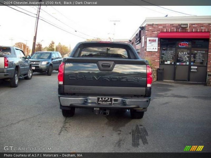 Black / Dark Charcoal 2004 Chevrolet Avalanche 1500 4x4