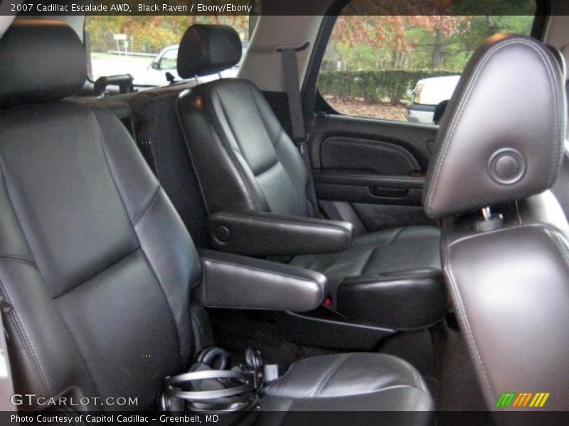 Black Raven / Ebony/Ebony 2007 Cadillac Escalade AWD