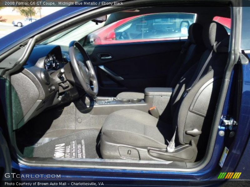  2008 G6 GT Coupe Ebony Black Interior