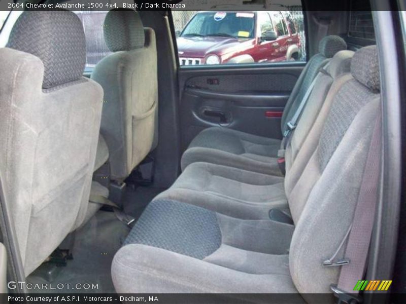  2004 Avalanche 1500 4x4 Dark Charcoal Interior