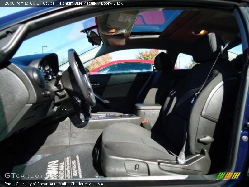 Midnight Blue Metallic / Ebony Black 2008 Pontiac G6 GT Coupe