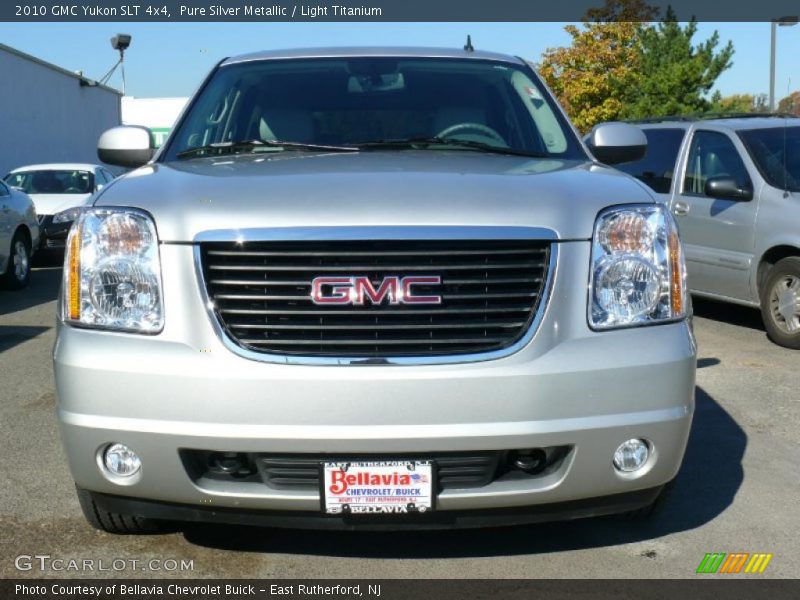 Pure Silver Metallic / Light Titanium 2010 GMC Yukon SLT 4x4