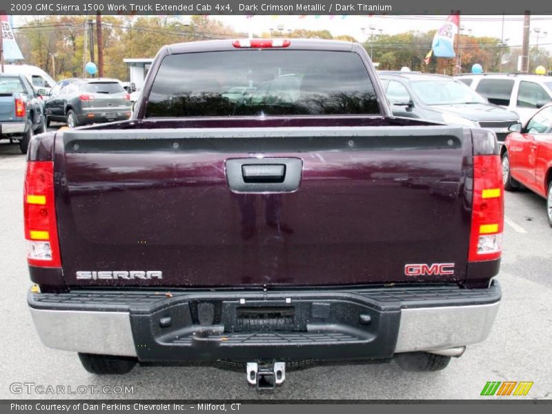  2009 Sierra 1500 Work Truck Extended Cab 4x4 Dark Crimson Metallic