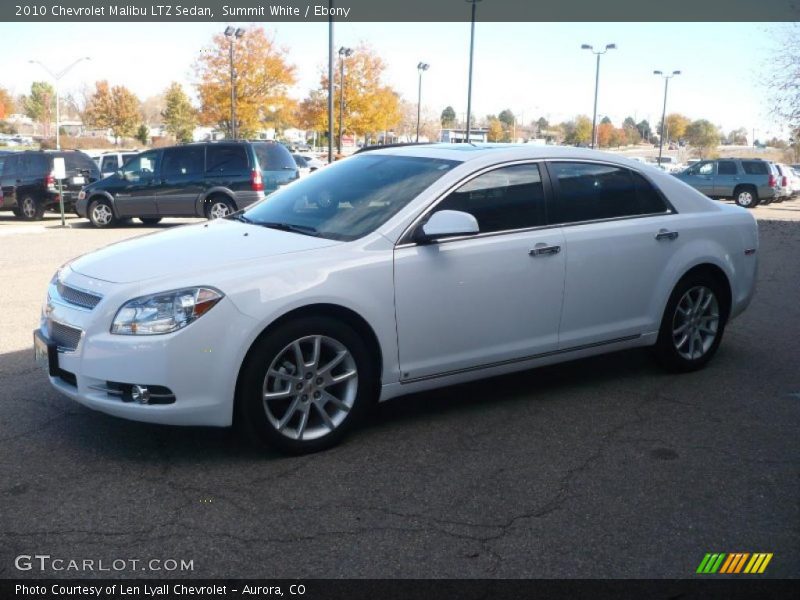 Summit White / Ebony 2010 Chevrolet Malibu LTZ Sedan