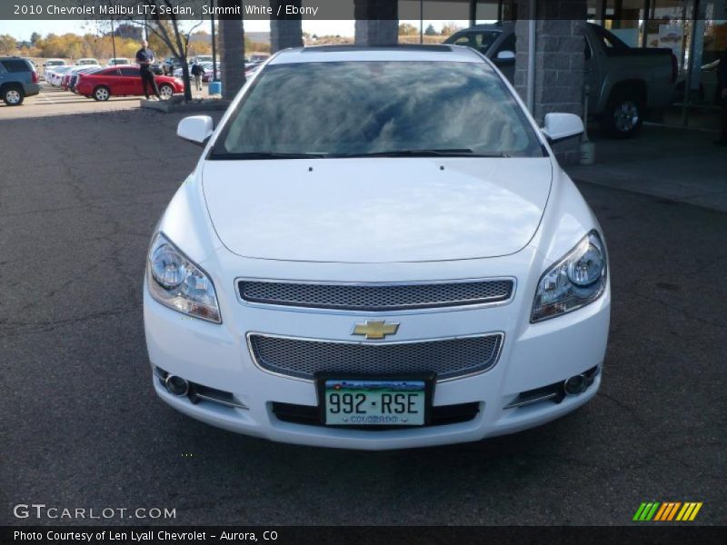 Summit White / Ebony 2010 Chevrolet Malibu LTZ Sedan