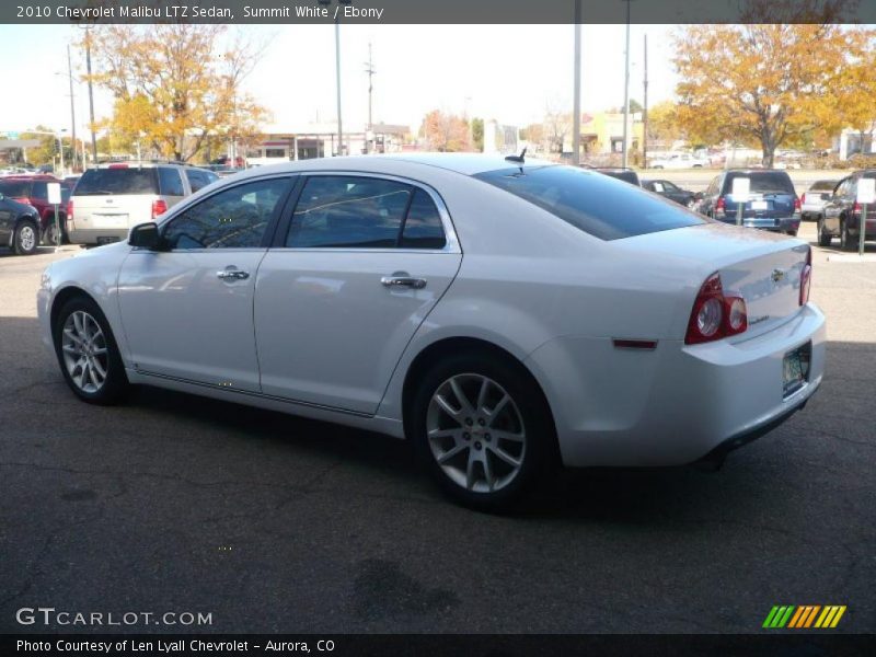 Summit White / Ebony 2010 Chevrolet Malibu LTZ Sedan