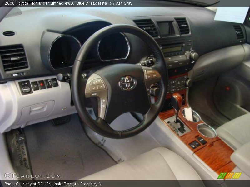Blue Streak Metallic / Ash Gray 2008 Toyota Highlander Limited 4WD