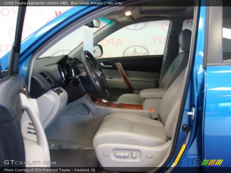 Blue Streak Metallic / Ash Gray 2008 Toyota Highlander Limited 4WD
