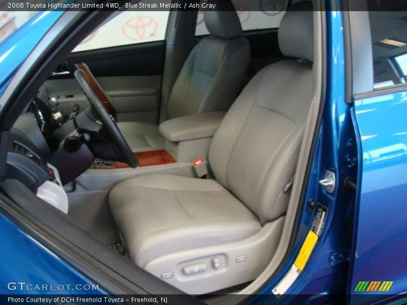 Blue Streak Metallic / Ash Gray 2008 Toyota Highlander Limited 4WD