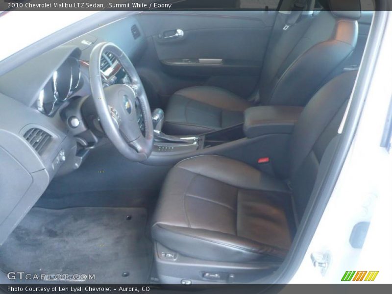  2010 Malibu LTZ Sedan Ebony Interior