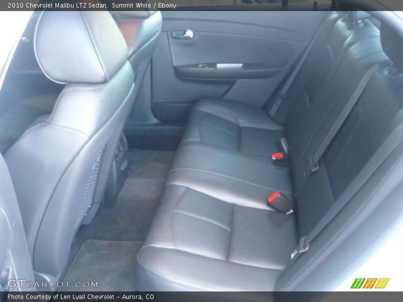  2010 Malibu LTZ Sedan Ebony Interior