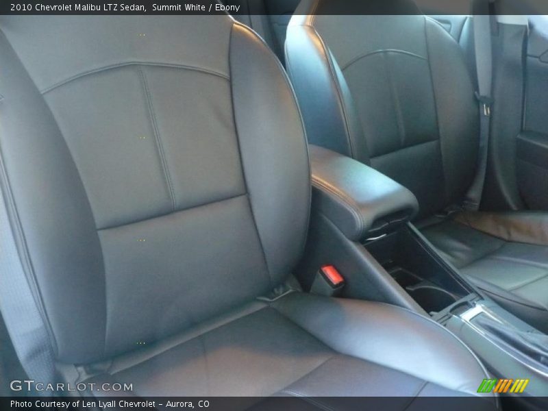  2010 Malibu LTZ Sedan Ebony Interior