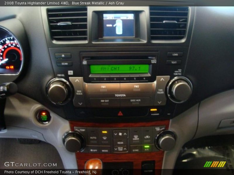 Blue Streak Metallic / Ash Gray 2008 Toyota Highlander Limited 4WD