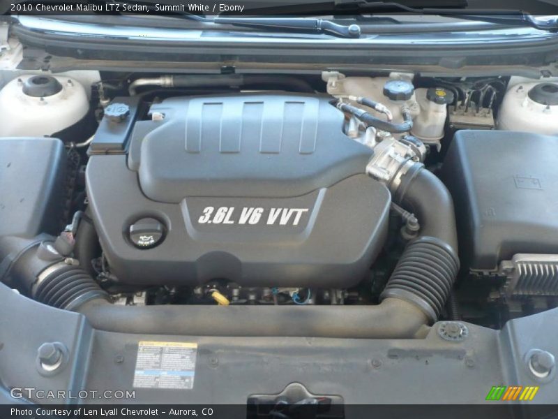  2010 Malibu LTZ Sedan Engine - 3.6 Liter DOHC 24-Valve VVT V6