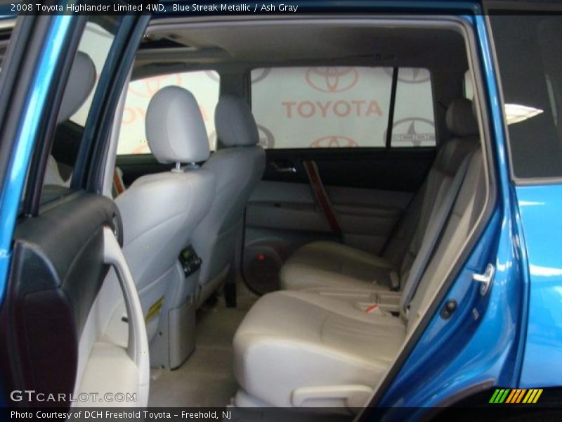 Blue Streak Metallic / Ash Gray 2008 Toyota Highlander Limited 4WD