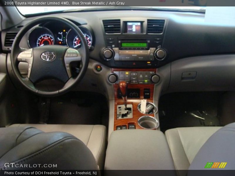 Blue Streak Metallic / Ash Gray 2008 Toyota Highlander Limited 4WD