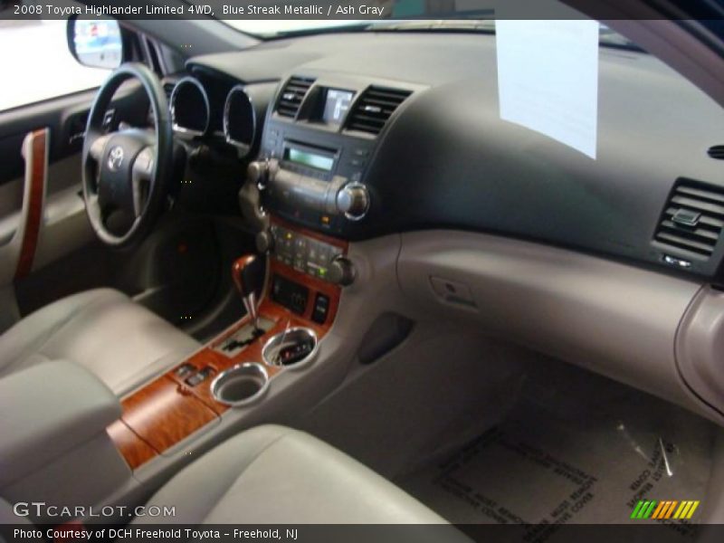 Blue Streak Metallic / Ash Gray 2008 Toyota Highlander Limited 4WD