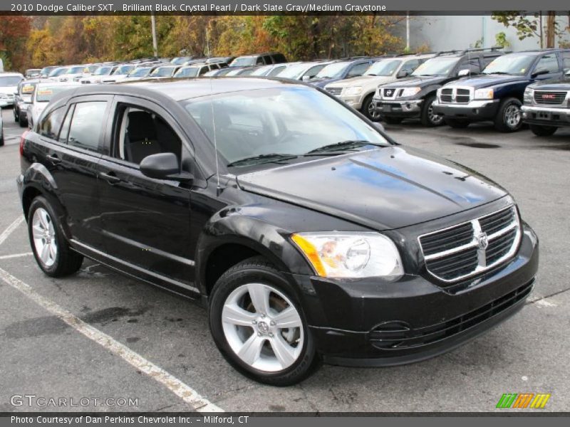 Brilliant Black Crystal Pearl / Dark Slate Gray/Medium Graystone 2010 Dodge Caliber SXT