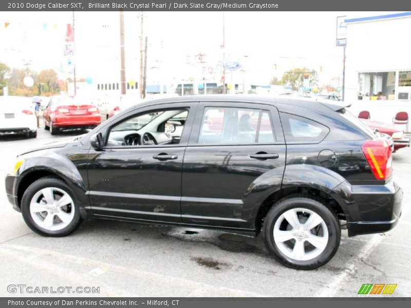 Brilliant Black Crystal Pearl / Dark Slate Gray/Medium Graystone 2010 Dodge Caliber SXT