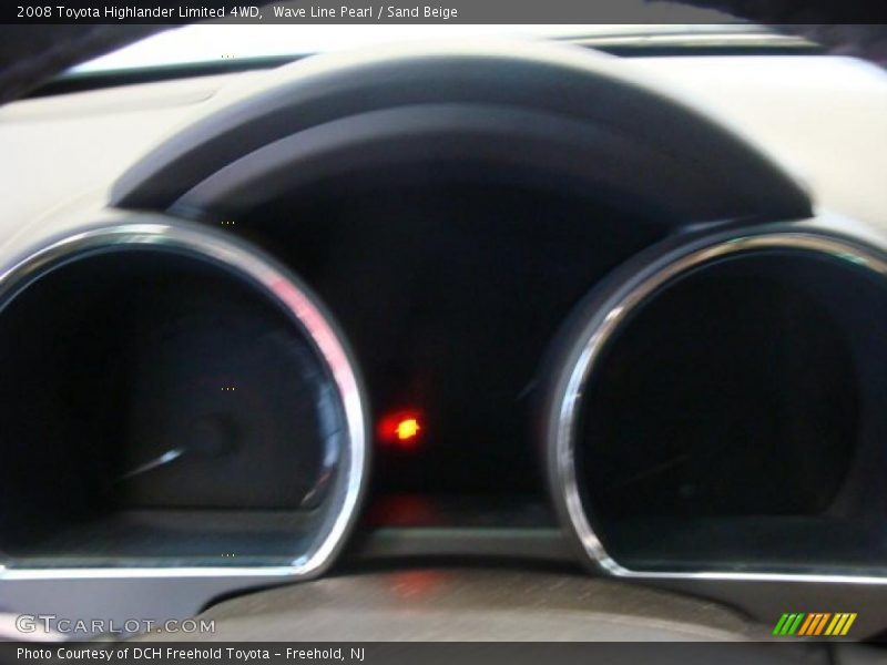 Wave Line Pearl / Sand Beige 2008 Toyota Highlander Limited 4WD