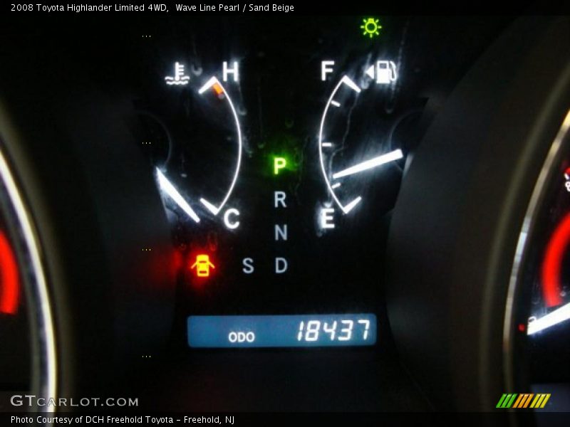 Wave Line Pearl / Sand Beige 2008 Toyota Highlander Limited 4WD
