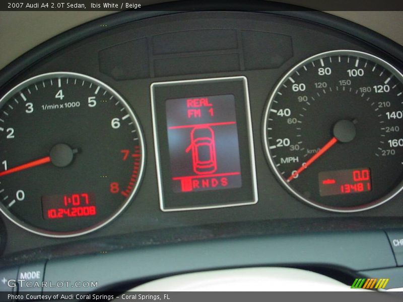 Ibis White / Beige 2007 Audi A4 2.0T Sedan