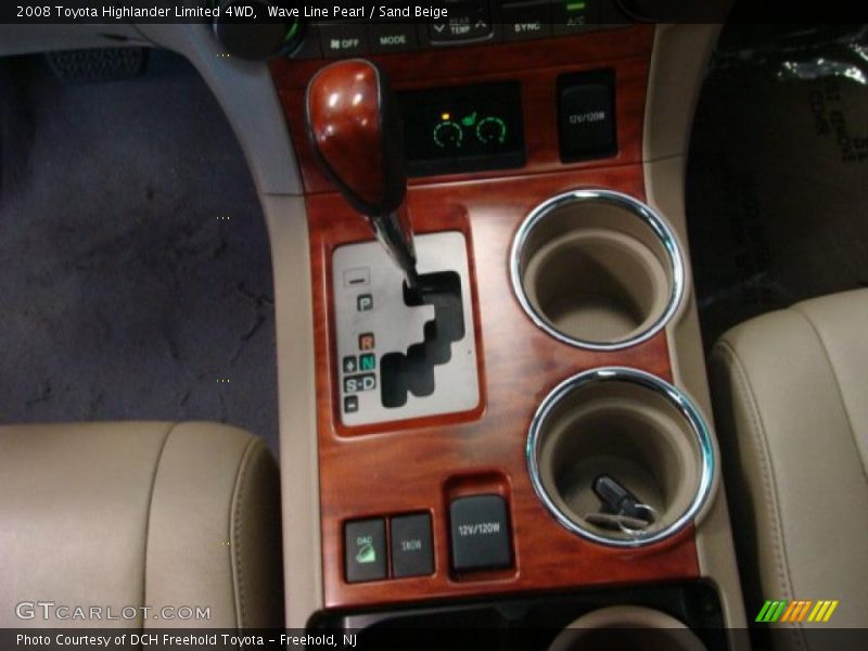 Wave Line Pearl / Sand Beige 2008 Toyota Highlander Limited 4WD