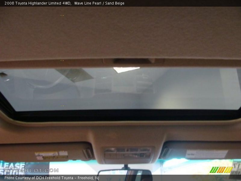 Wave Line Pearl / Sand Beige 2008 Toyota Highlander Limited 4WD