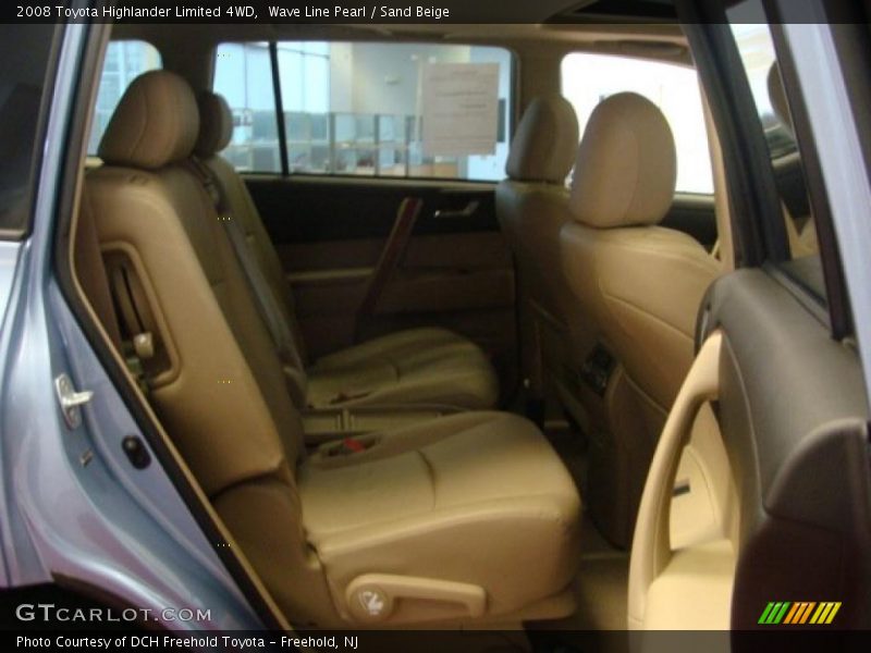 Wave Line Pearl / Sand Beige 2008 Toyota Highlander Limited 4WD