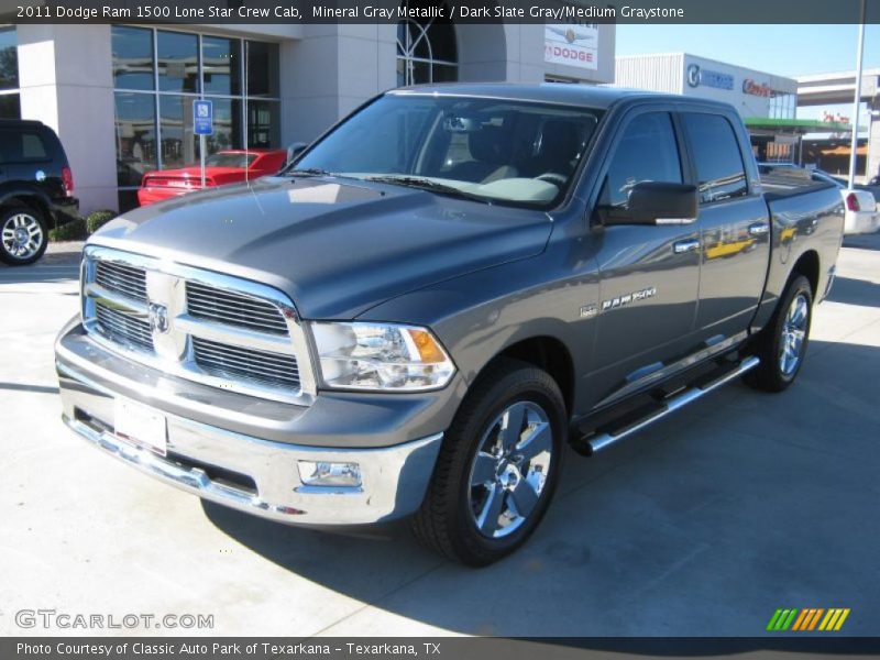 Mineral Gray Metallic / Dark Slate Gray/Medium Graystone 2011 Dodge Ram 1500 Lone Star Crew Cab