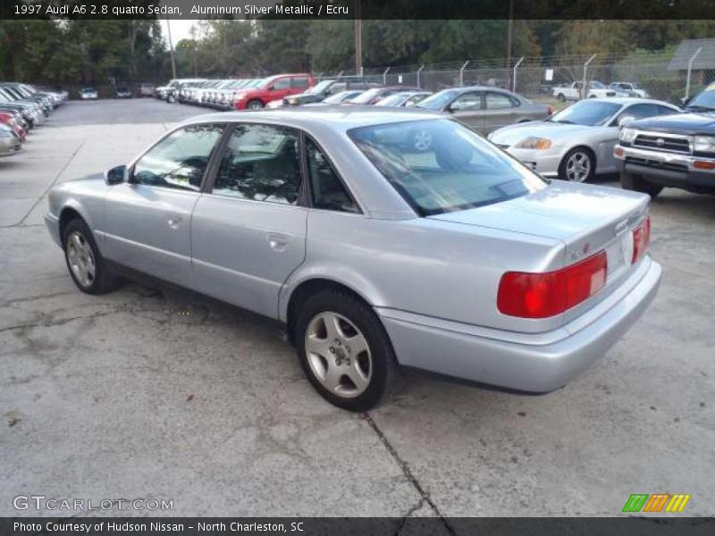 Aluminum Silver Metallic / Ecru 1997 Audi A6 2.8 quatto Sedan