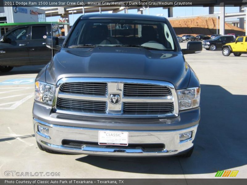 Mineral Gray Metallic / Dark Slate Gray/Medium Graystone 2011 Dodge Ram 1500 Lone Star Crew Cab
