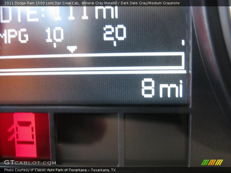 Mineral Gray Metallic / Dark Slate Gray/Medium Graystone 2011 Dodge Ram 1500 Lone Star Crew Cab