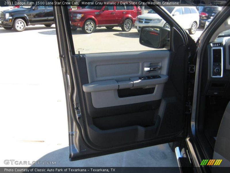 Mineral Gray Metallic / Dark Slate Gray/Medium Graystone 2011 Dodge Ram 1500 Lone Star Crew Cab