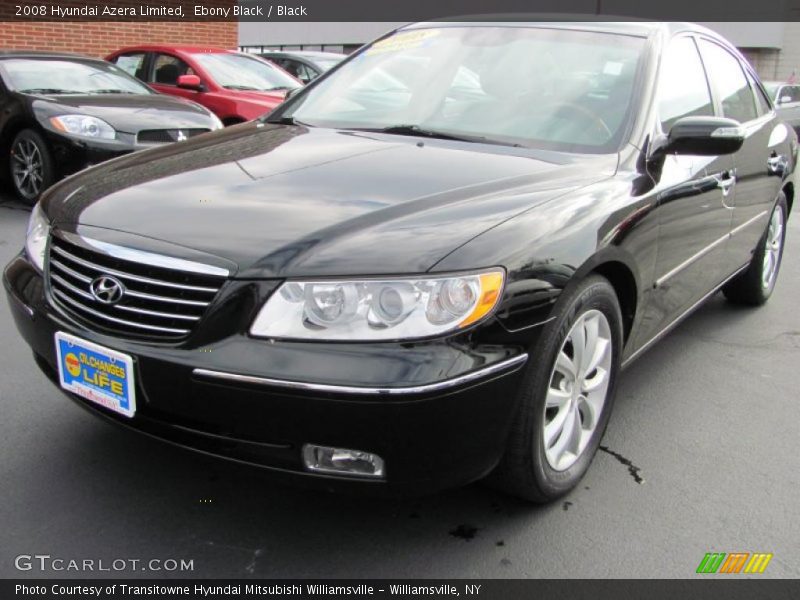 Ebony Black / Black 2008 Hyundai Azera Limited